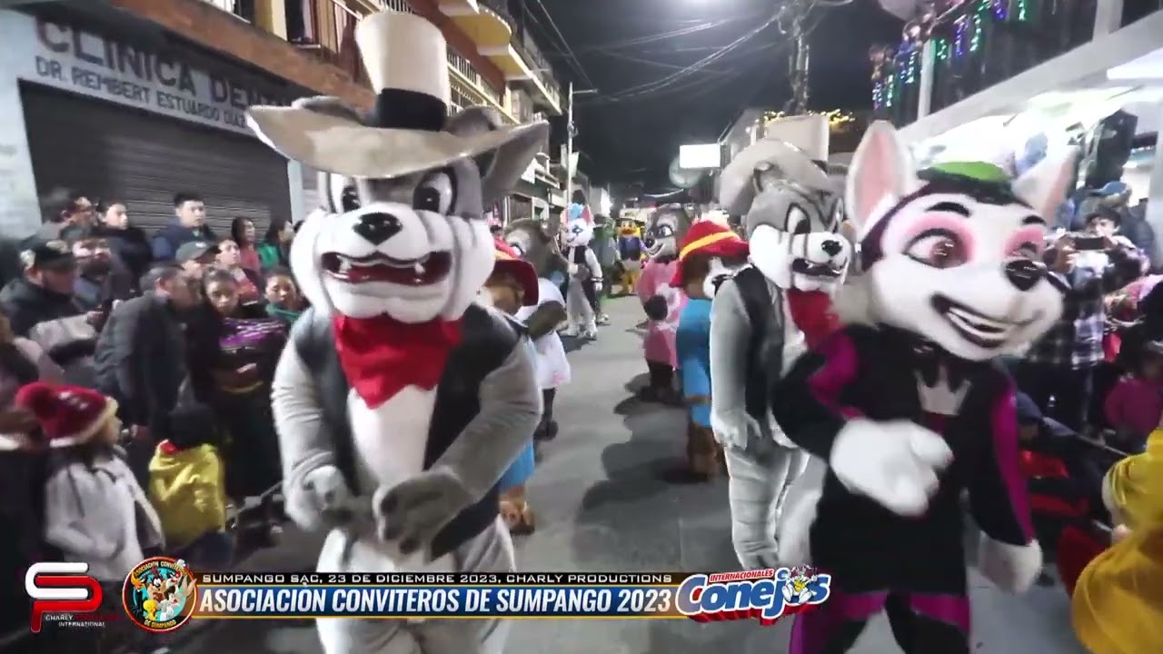 Novena presentación, Asociación conviteros de sumpango 2023, internacionales conejos