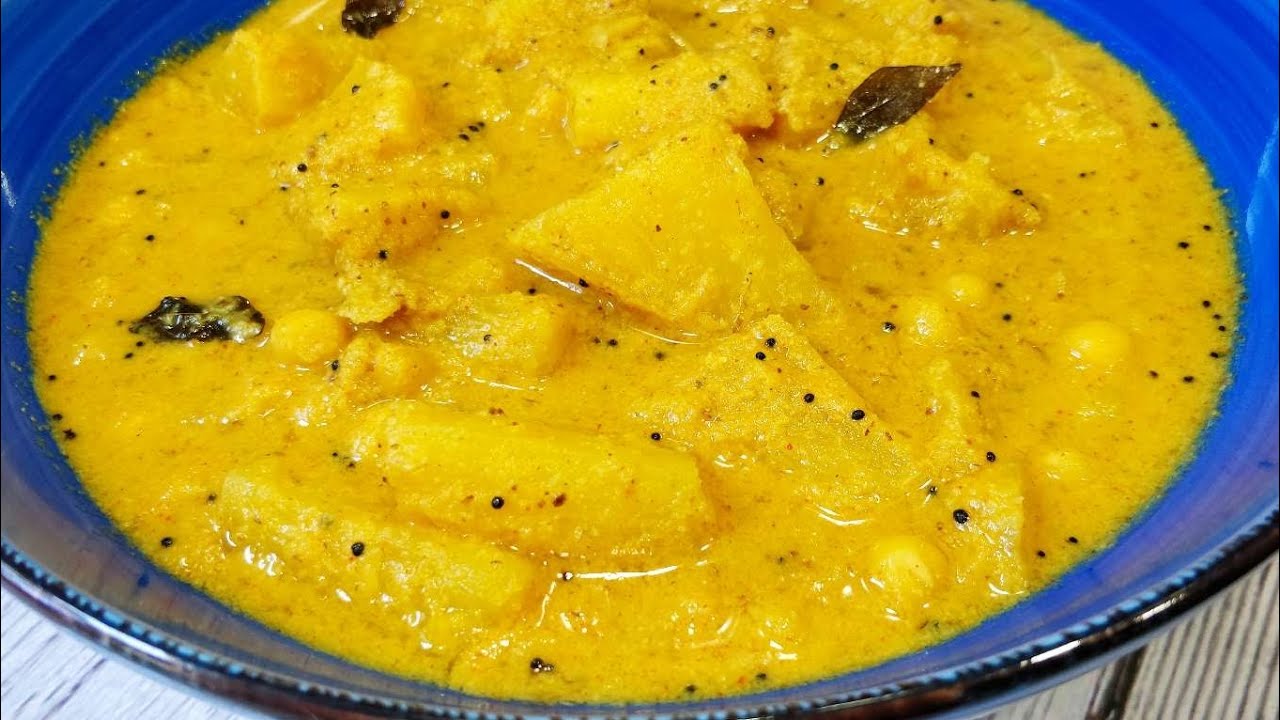 Goan Ansache Tonak | Pineapple curry with Dal and Vatana