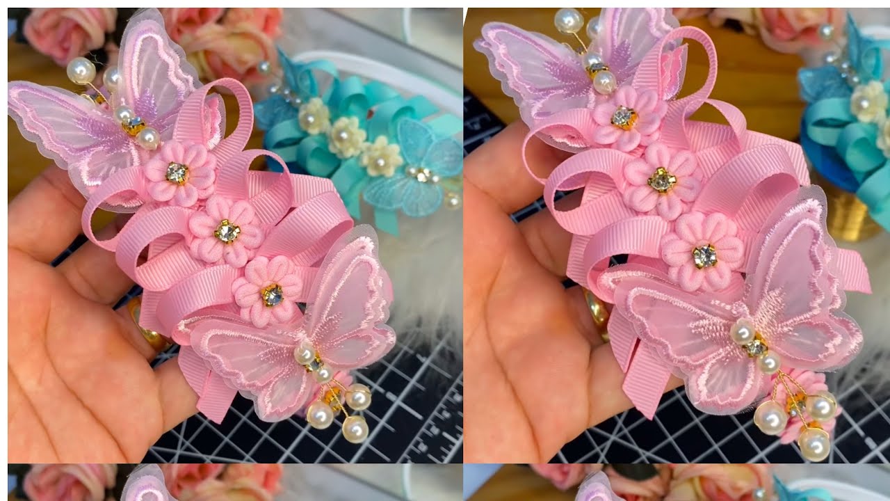 Tiara luxo e fácil de fazer 