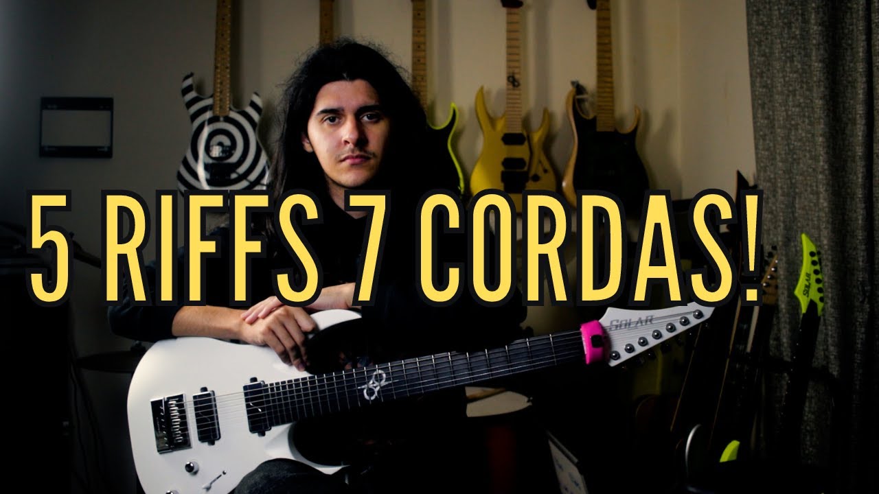 Meu Top 5 Riffs de Guitarra de 7 Cordas | GUBA Oliveira