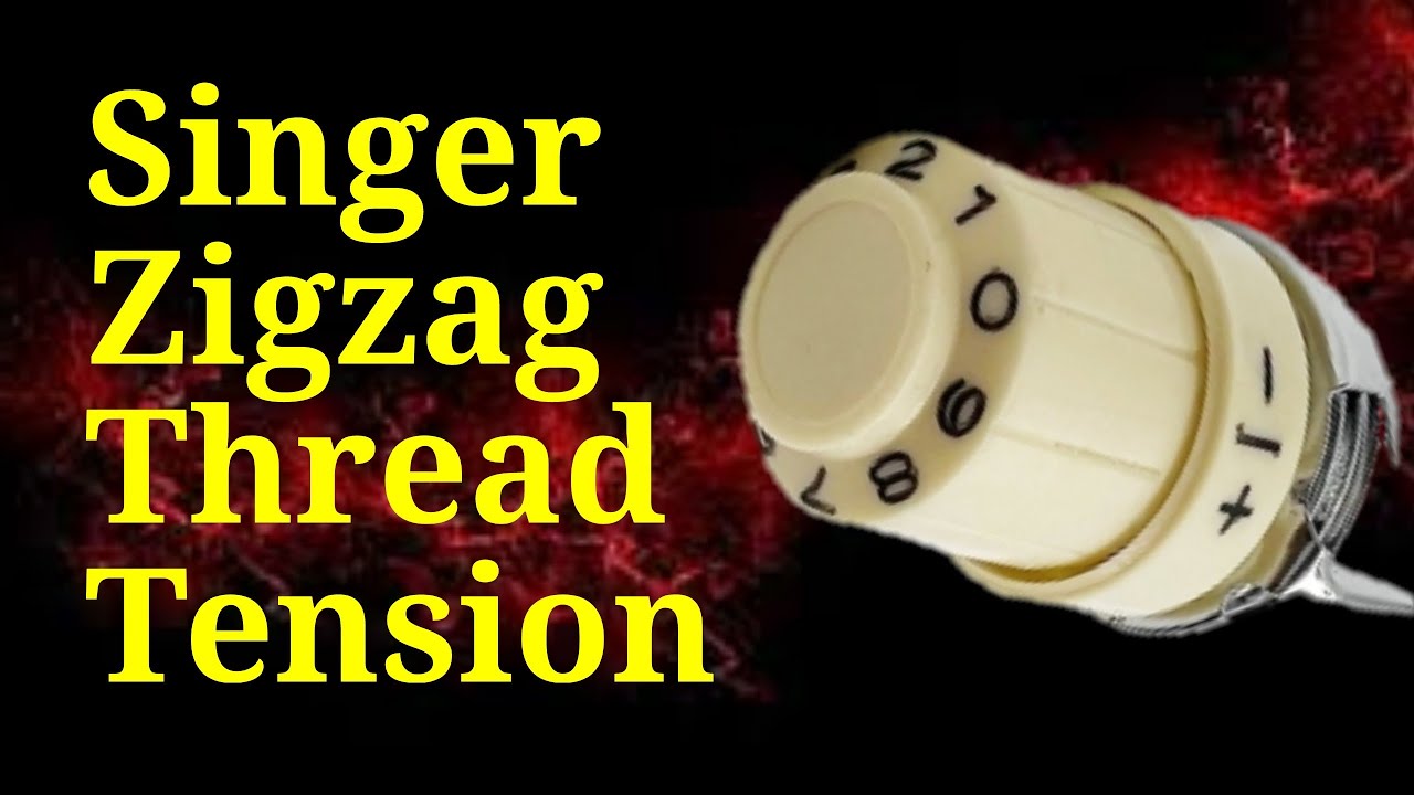 How to Fix Thread Tension Assembly Errors on Singer Zigzag Sewing Machine | English