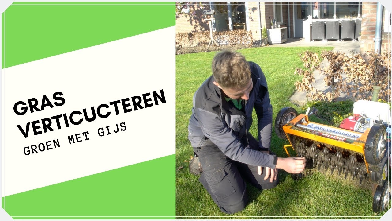 Gras verticuteren - Groen met Gijs - Tuinen.nl