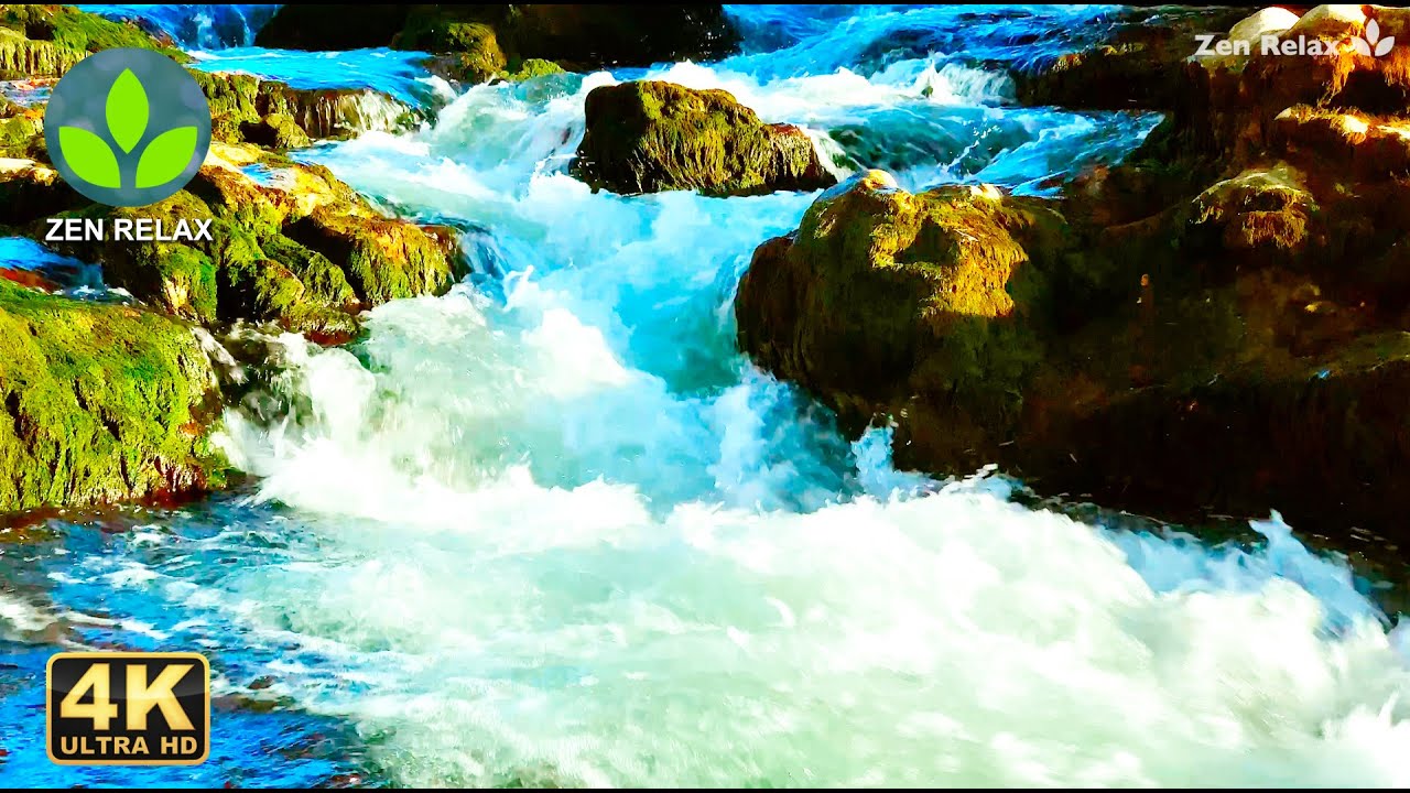 Bruit de Rivi&egrave;re qui coule pour dormir 2H - Sound of the river flowing to sleep 2H