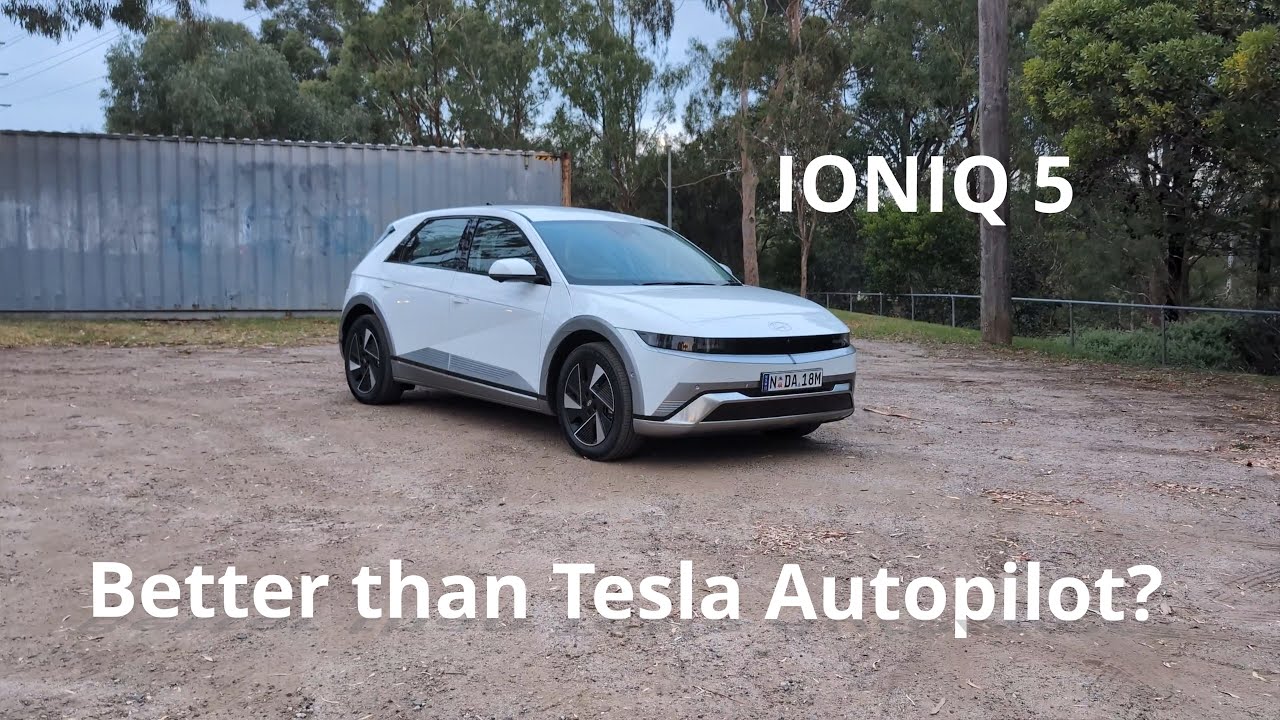 Система удержания полосы движения IONIQ 5 лучше автопилота Tesla!