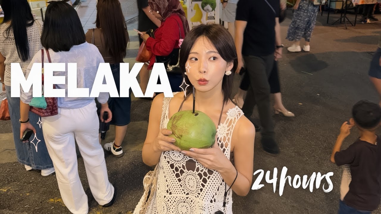 Melaka 24hours weekend trip🇲🇾 Cafe, Streat food, bars, shopping...! Travel Vlog🥥🌴