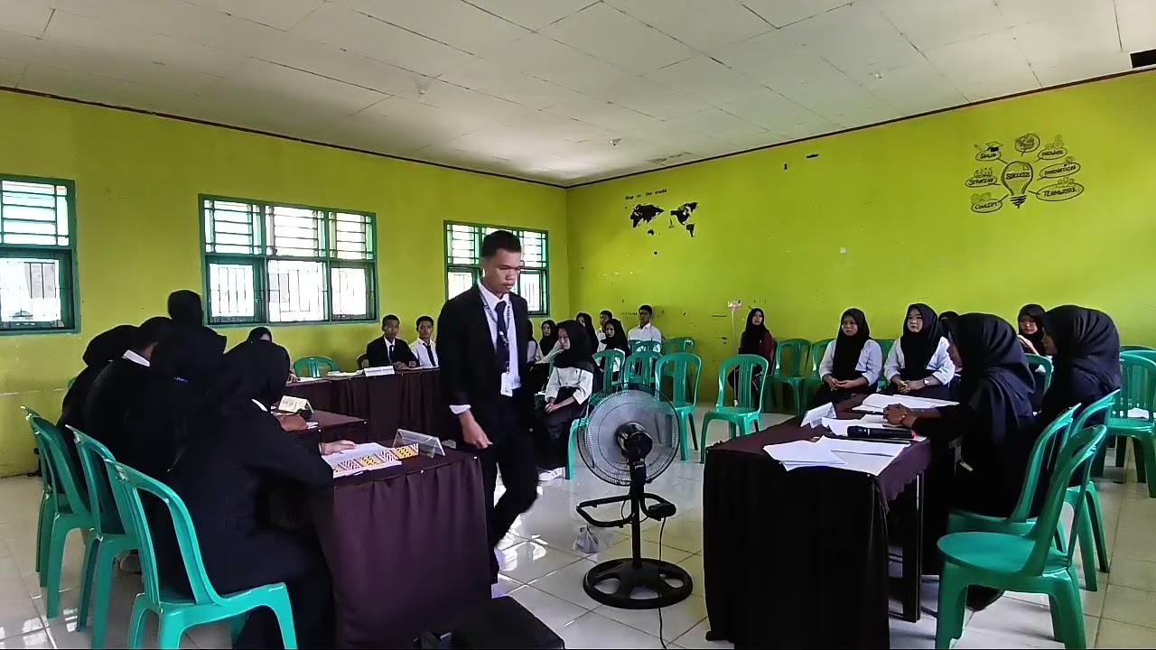 UJIAN PRAKTEK PPKN PERADILAN SEMU TINDAK PIDANA PENYALAHGUNAAN NARKOTIKA KELAS XII IPA 1 KELOMPOK 1