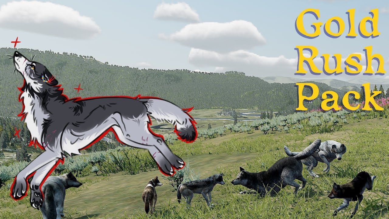 Beautiful Pups! 🦌 GOLD RUSH EP#13; WolfQuest AE