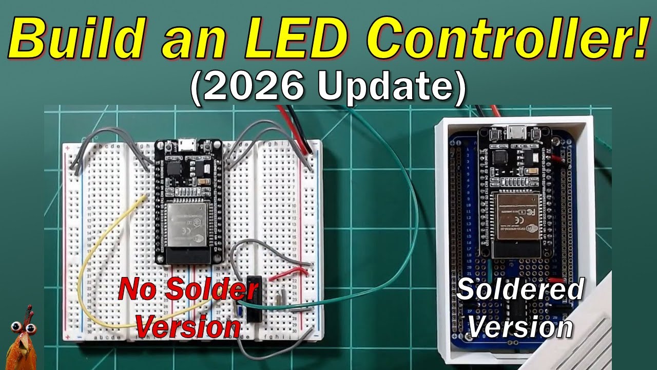 Updated: Building a Soldered or Solder-Free WLED Controller