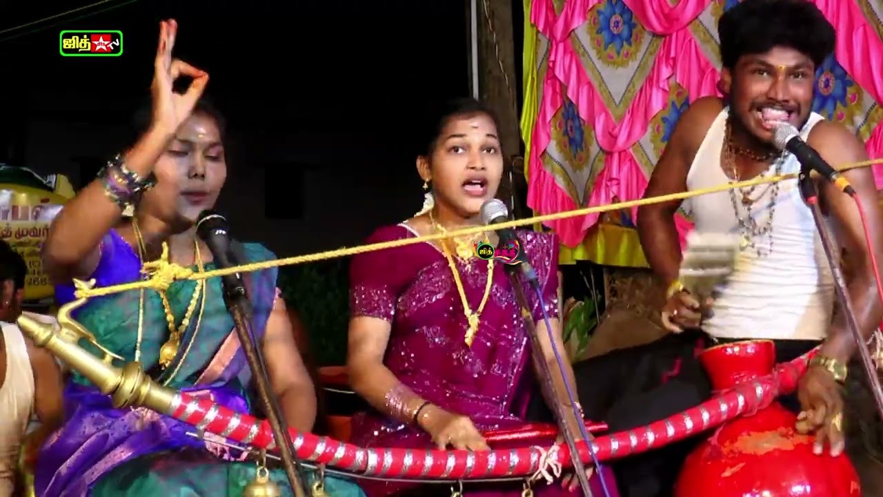 💥 💚சத்யா செல்வின் தனது அக்காவுடன் அசத்தலான வில்லுப்பாட்டு தேவர் குளம் #jithtv