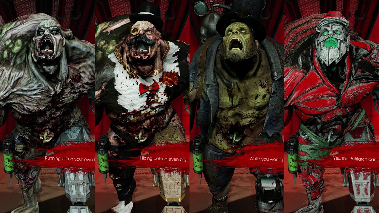 ALL Killing Floor 2 Boss Intros in 4K/ULTRA SETTINGS