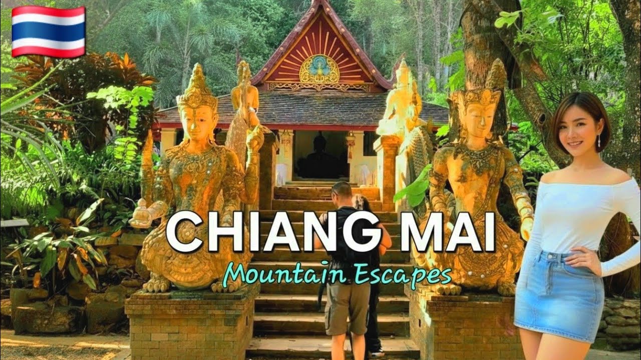 Chiang Mai, 4K Walking Tour 🇹🇭 Temples, Waterfalls & Hidden Markets | Doi Suthep to Doi Inthanon