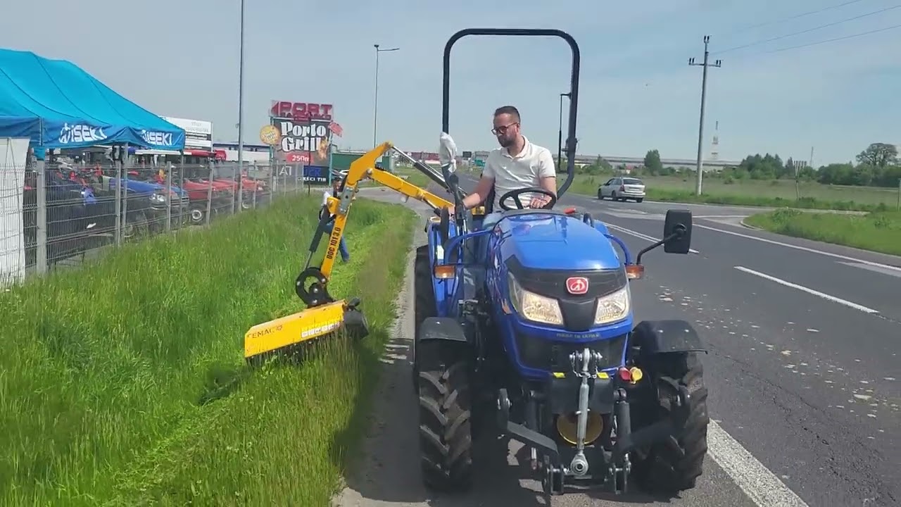 ISEKI TLE 3410AL + FEMAC DOC 101 3m z kosiarką bijakową 70cm