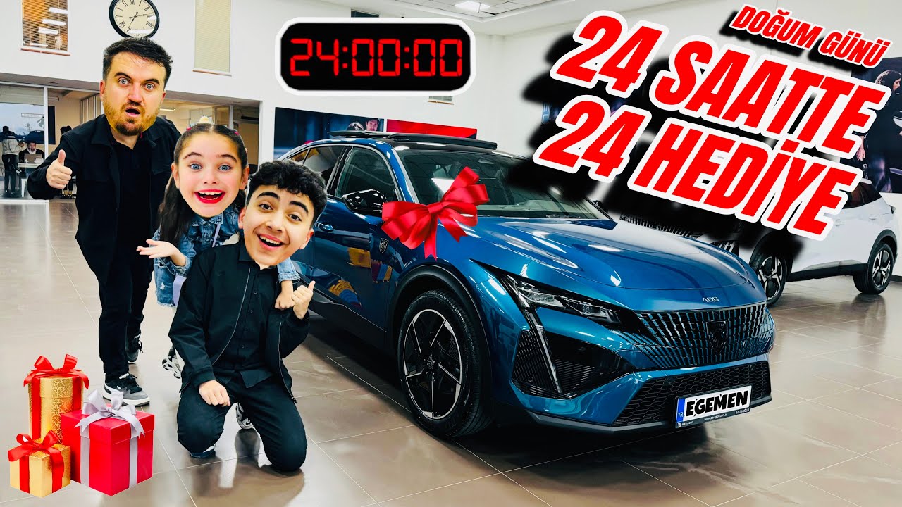 ELİF SİNEM ABİSİNİN DOĞUM GÜNÜNE ÖZEL 24 SAATE 24 HEDİYE VERDİ !!