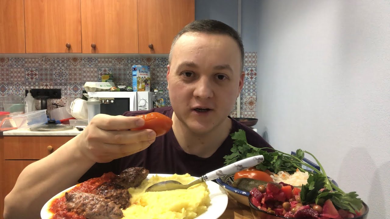 Домашняя еда своими руками МУКБАНГ mukbang