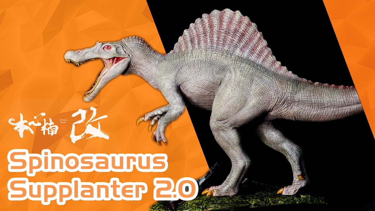 Nanmu Spinosaurus Supplanter 2 0 (Albino) - Jurassic Brazil Collection
