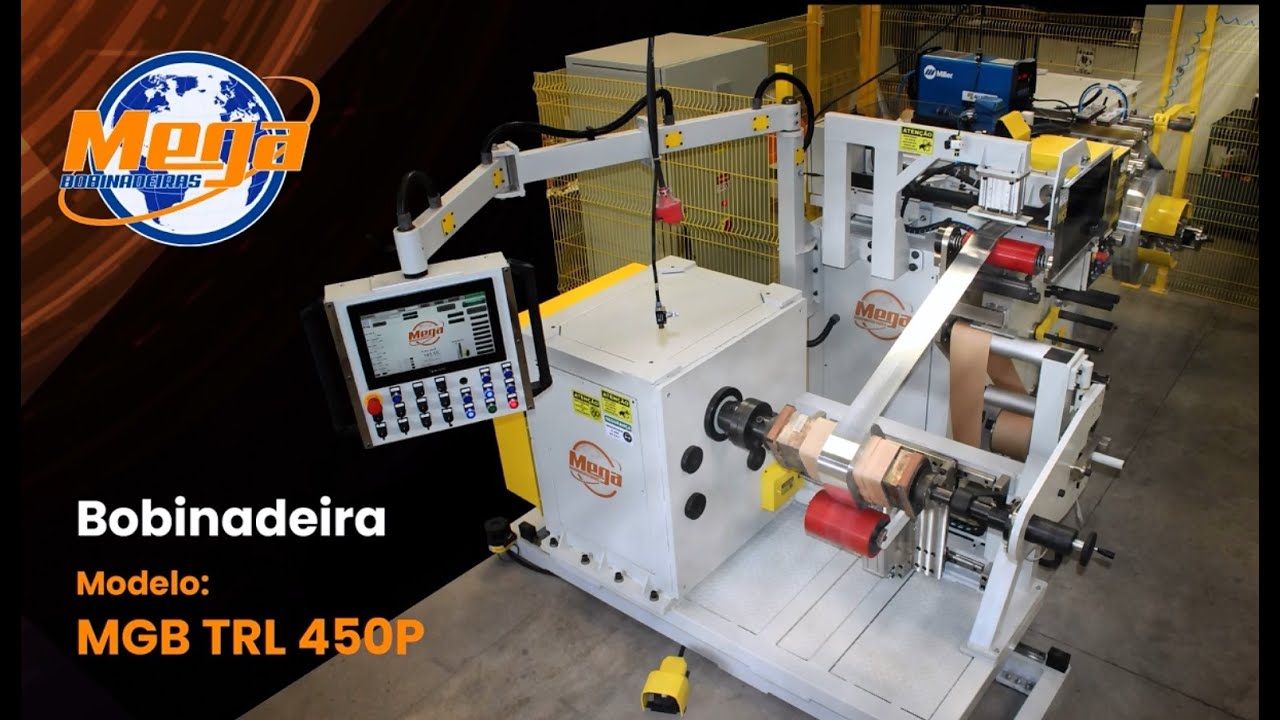 Bobinadeira para transformadores de lâmina - Modelo MGB TRL 450 P