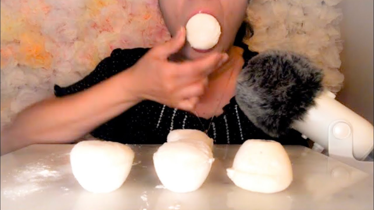 ASMR⚪️ Mochi IceCream | Soft  Chewing | Asmr mouth sounds | Sticky eating