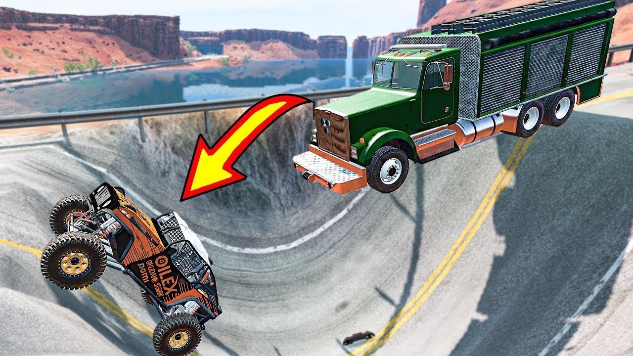 Cars vs Huge Pothole - 👀 BeamNG Drive | Smash Car 😃