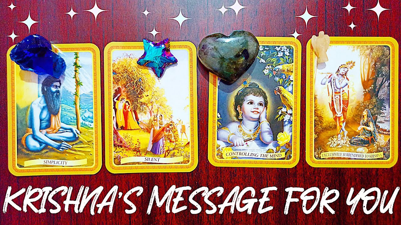 Shri krishna's message✨🦚Pick a card tarot|Hare Krishna Tarot