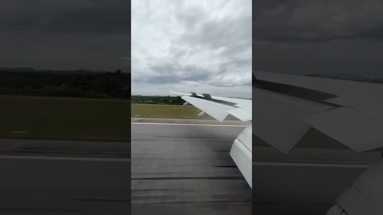 エバー航空 BR227 クアラルンプール国際空港着陸