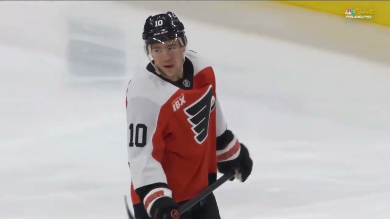 Noah Cates Drops The Gloves With Jansen Harkins After Hit On Bobby Brink