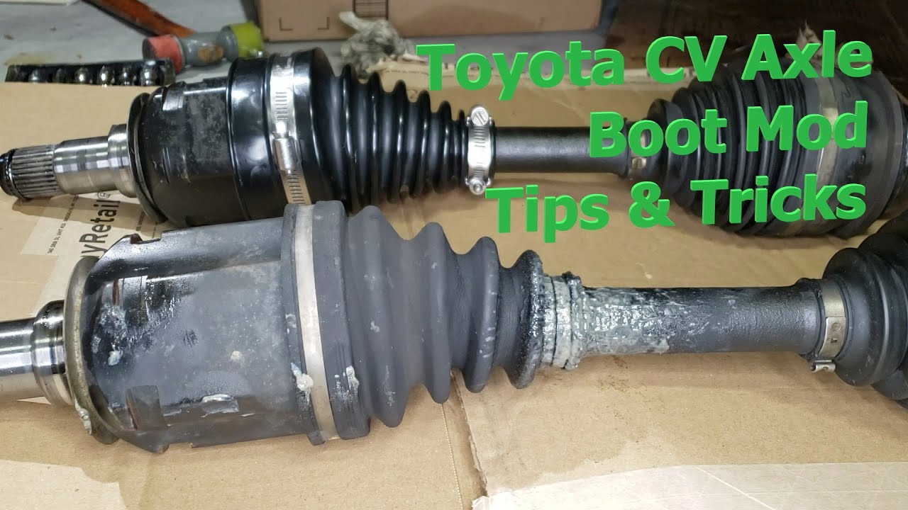 Toyota Inner CV Boot Mod: Tips and Tricks