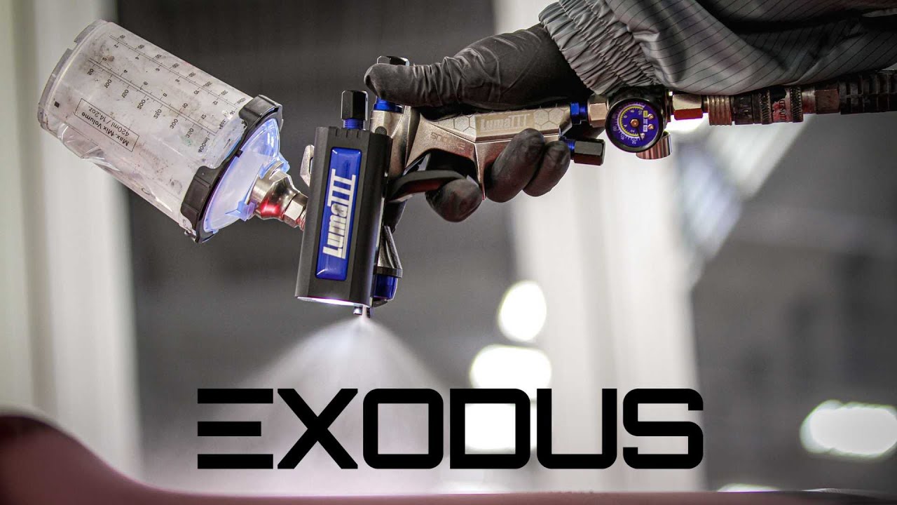 Product breakdown: Luma III EXODUS spray paint gun line!