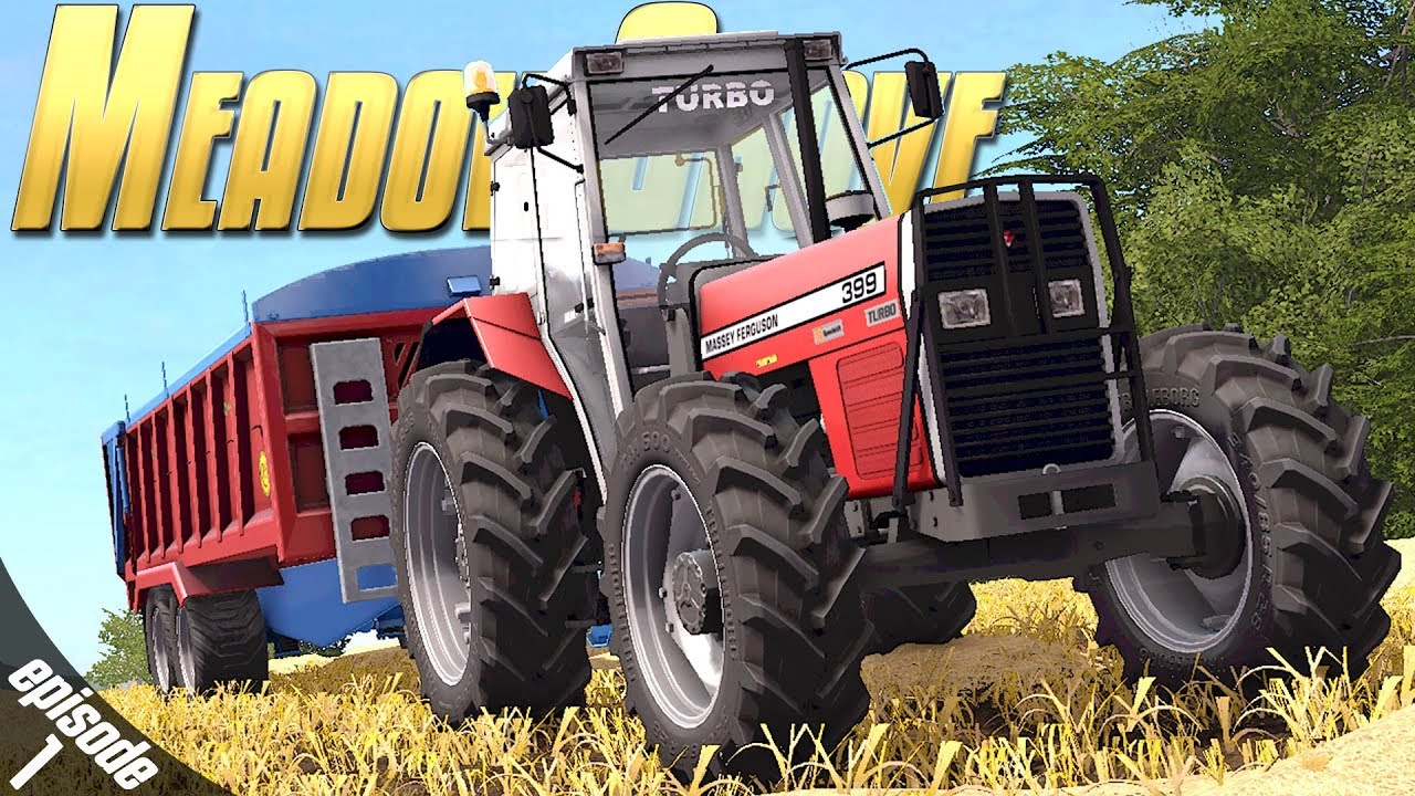 Meadow Grove Farm - Farming Simulator 17 -  Ep.1 (with Wheel Cam)