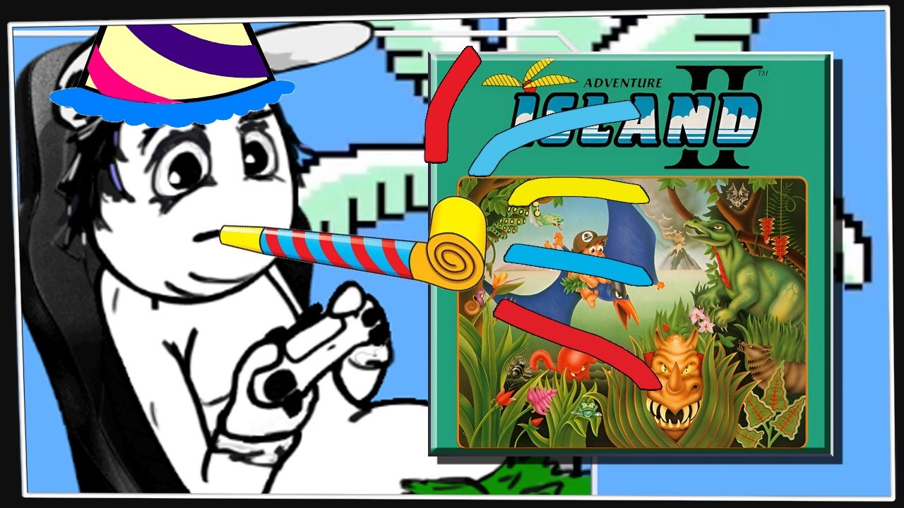 с юбилеем, второй голый мужик! / Adventure Island II / nes