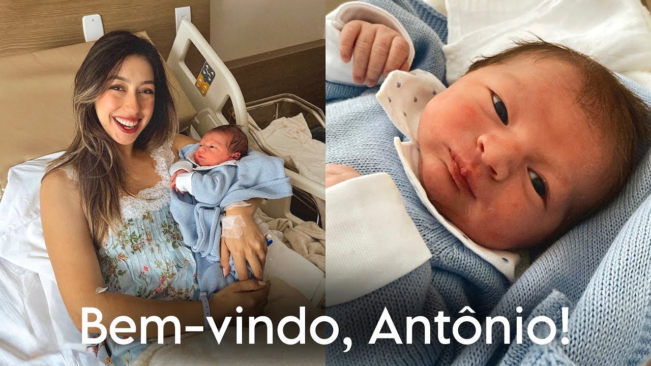 ANTÔNIO NASCEU | o primeiro vlog com nosso filho 🕊️✨ Cacá Anjos