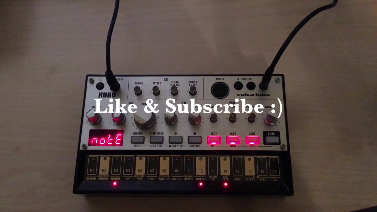 Above & Beyond - Sun In Your Eyes Korg Volca Bass Cover