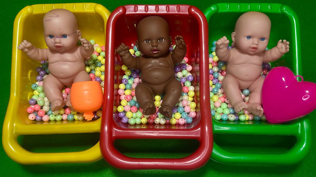 4 Minutes Satisfying - Magic BathTubs & Mixing Candy ASMR with M&Ms, Slime, Playdoh Big Video 
