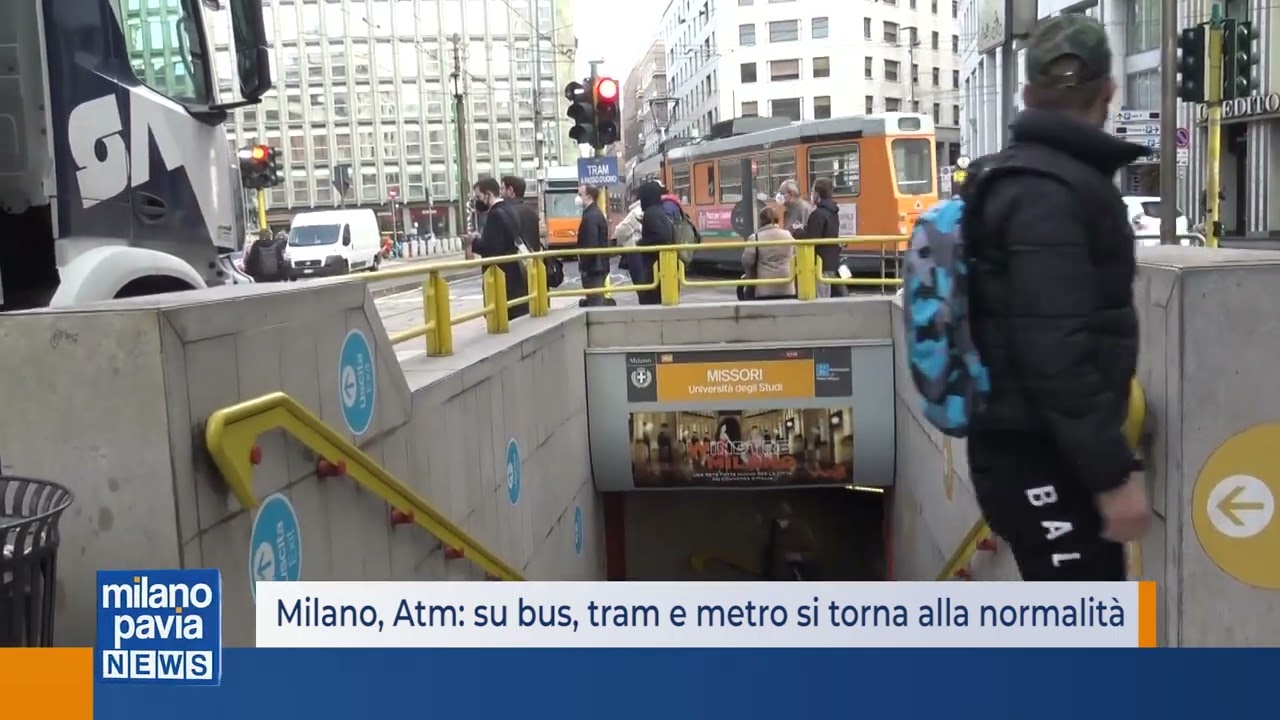Milano, Atm: su bus, tram e metro si torna alla normalità