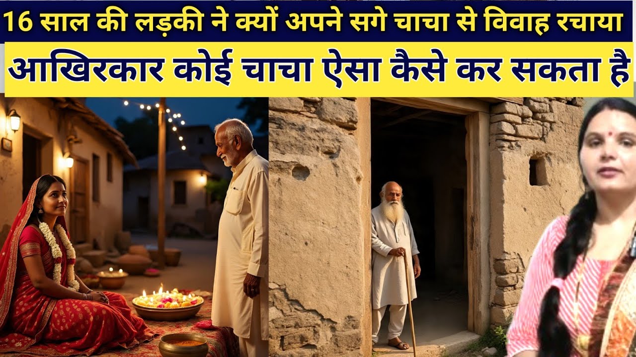 क्यों एक लड़की ने अपने ही चाचा से विवाह कर लिया 16 साल की थी लड़की सच्ची घटना emotional story