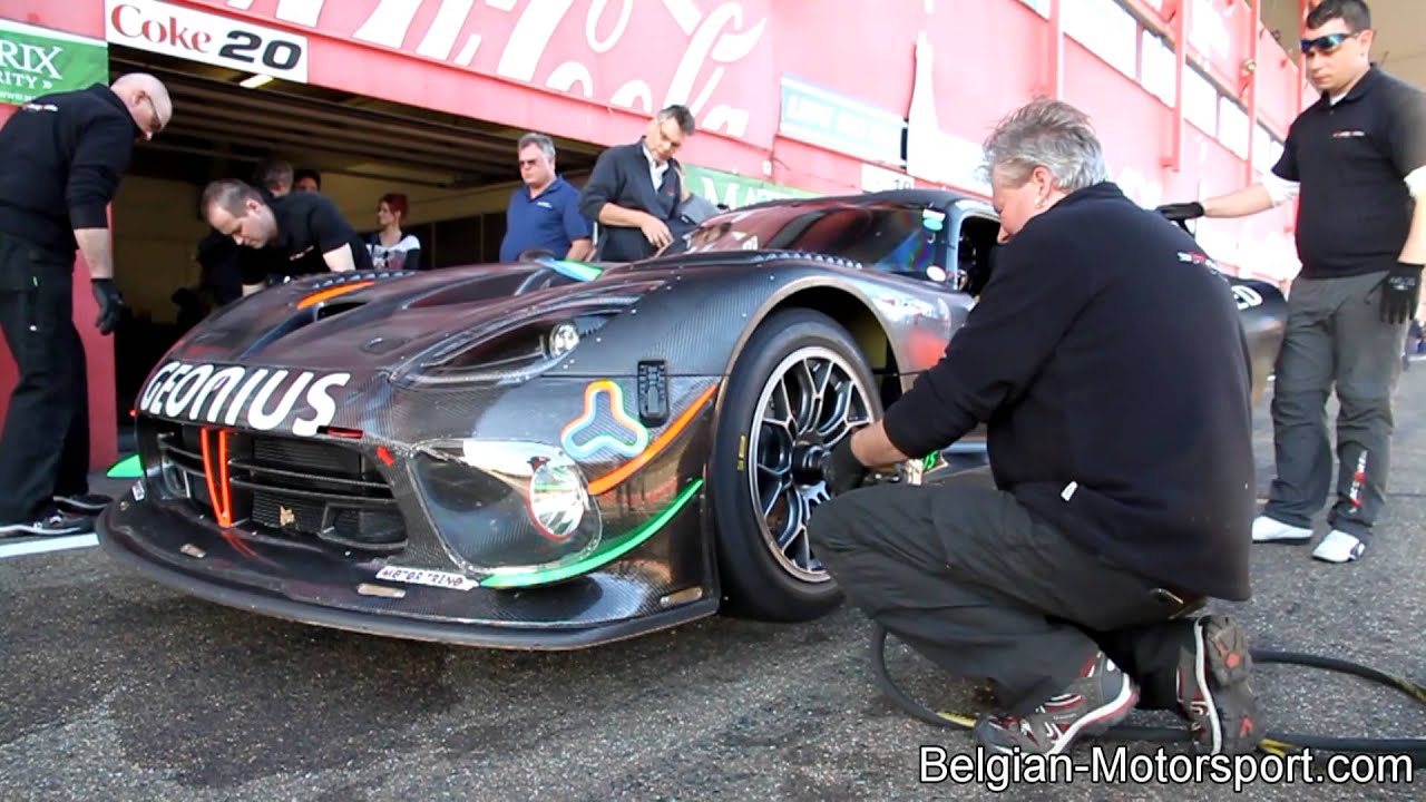 SRT Viper GT3-R - First European Test at Zolder 2014