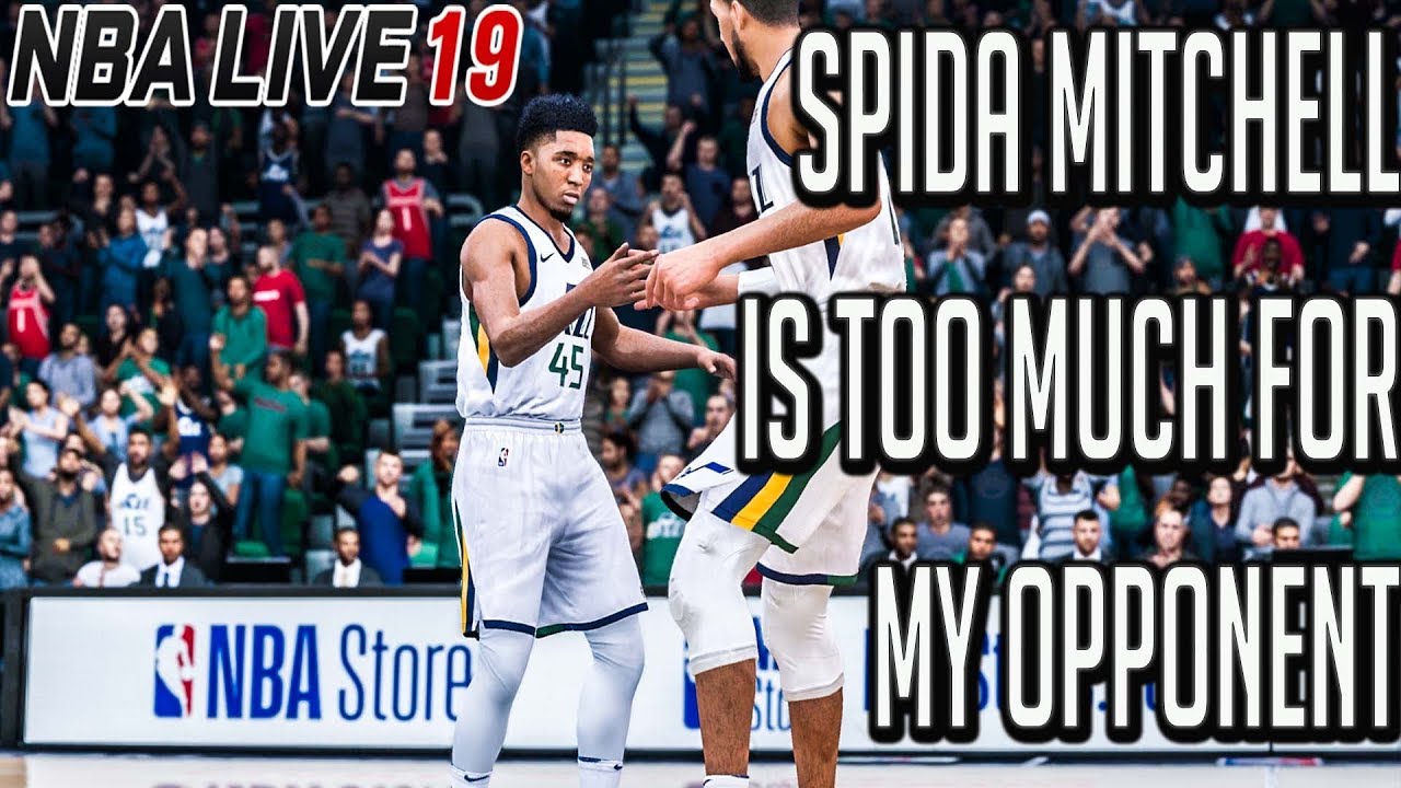 NBA LIVE 19 ONLINE H2H - SPIDA MITCHELL IS TOO MUCH - JAZZ VS ROCKETS #KEEPSIMALIVE