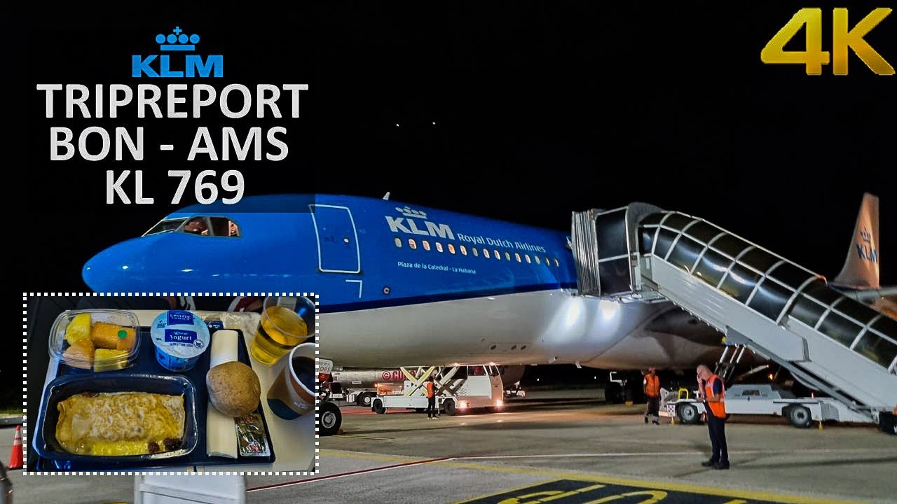 ✈ [4K] TRIPREPORT | KLM | Airbus A330-300 | Bonaire - Amsterdam | Economy Comfort Class
