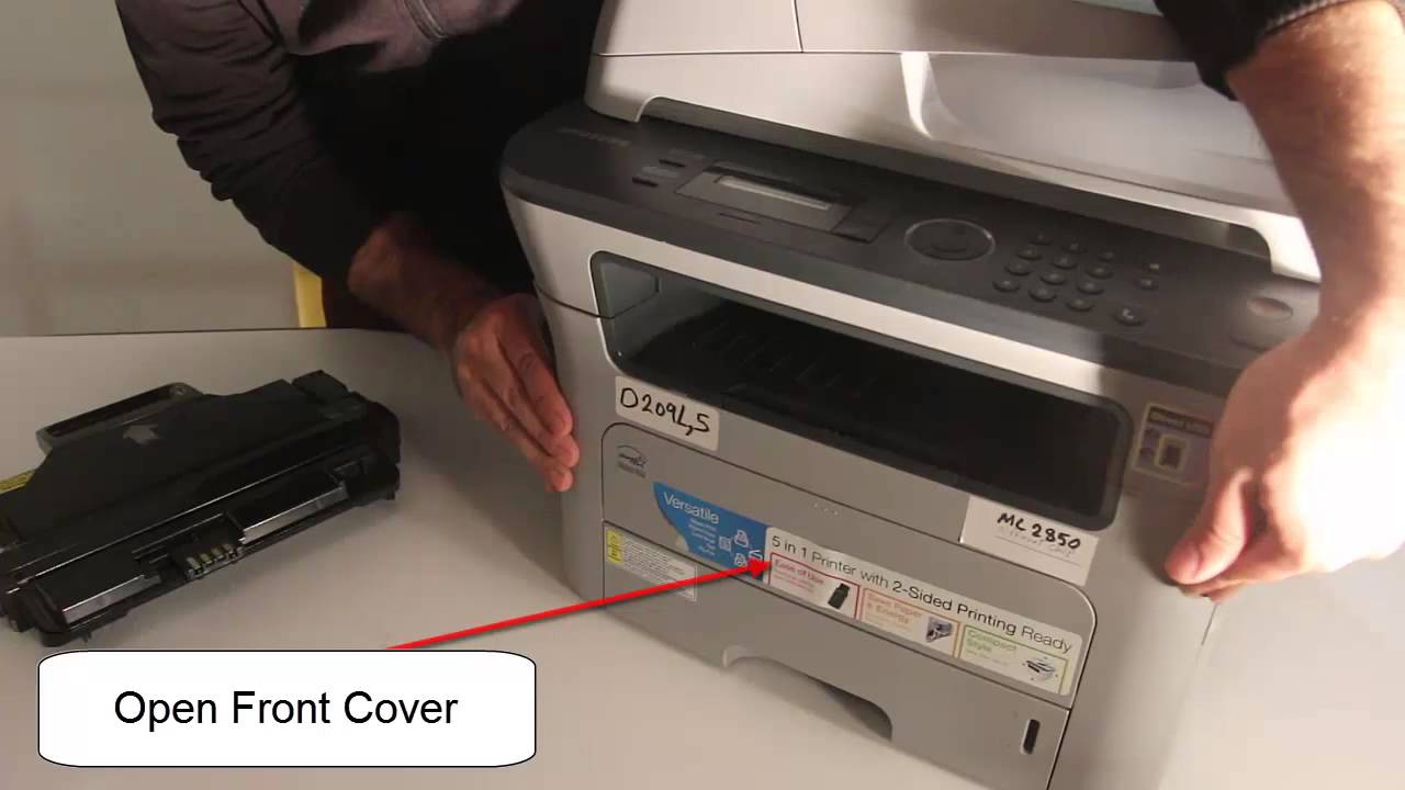 How to repalce the Samsung Toner Cartridge MLTD209L for Samsung SCX4828 Or similar Models