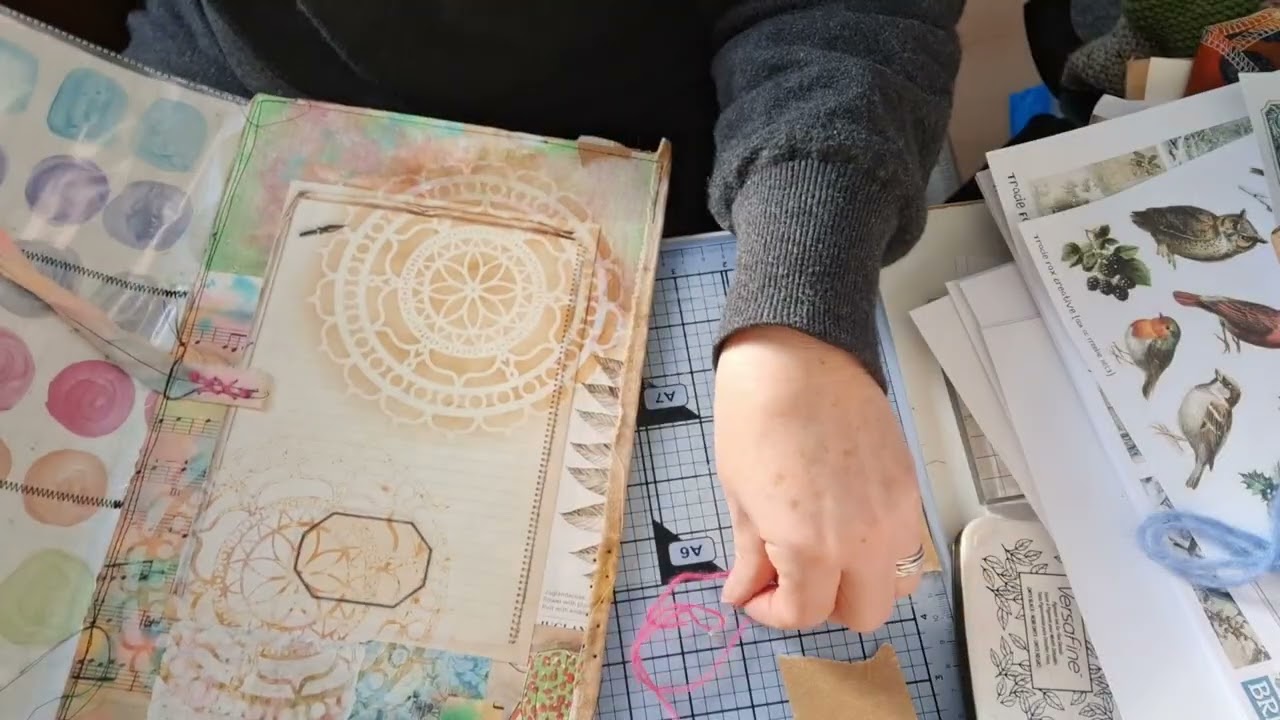 Making an Ephemera holder - DIY, Part 1.