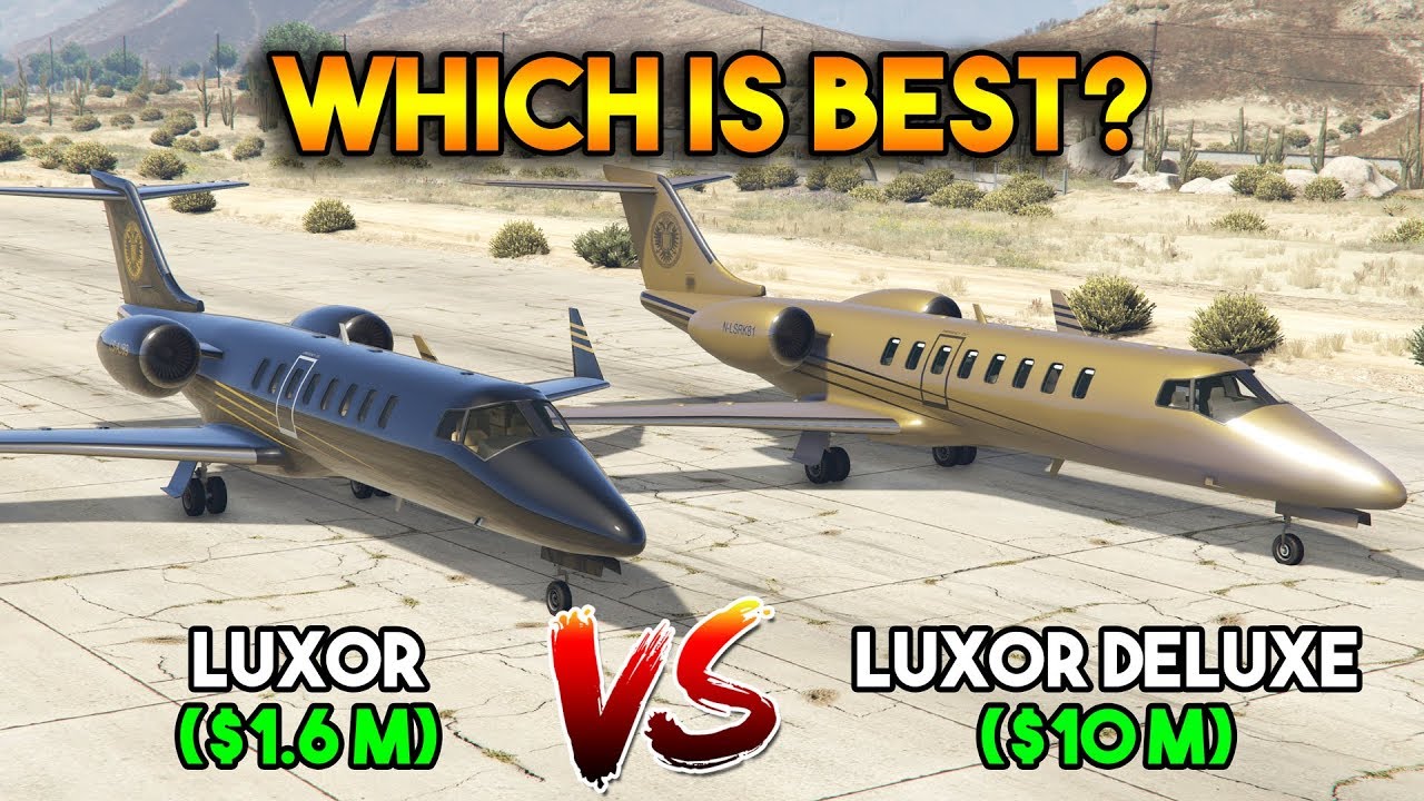 ГТА 5 ОНЛАЙН: LUXOR против LUXOR DELUXE