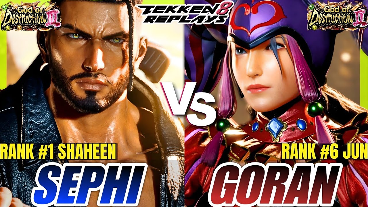 Tekken 8 - Sephiblack (Shaheen) vs Goran (Jun) - Epic Ranked Match