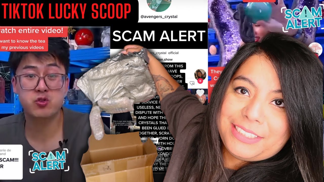TIKTOK LUCKY SCOOP, DID I GET SCAMMED AGAIN? AVENGERS CRYSTAL/IF ONLY CRYSTALS LUCKY SCOOP REVIEW!