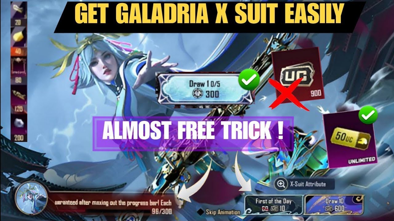 Galadria X suit Crate Opening with Prime Plus 50 uc Vouchers part 1 ( SHOCKING RESULTS 😮 )