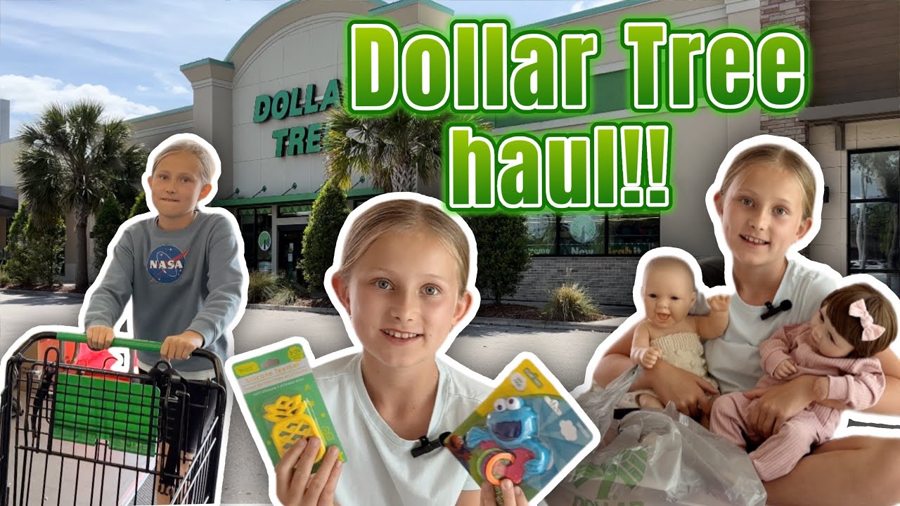 Dollar tree haul! Things I bought for my REBORN DOLLS!