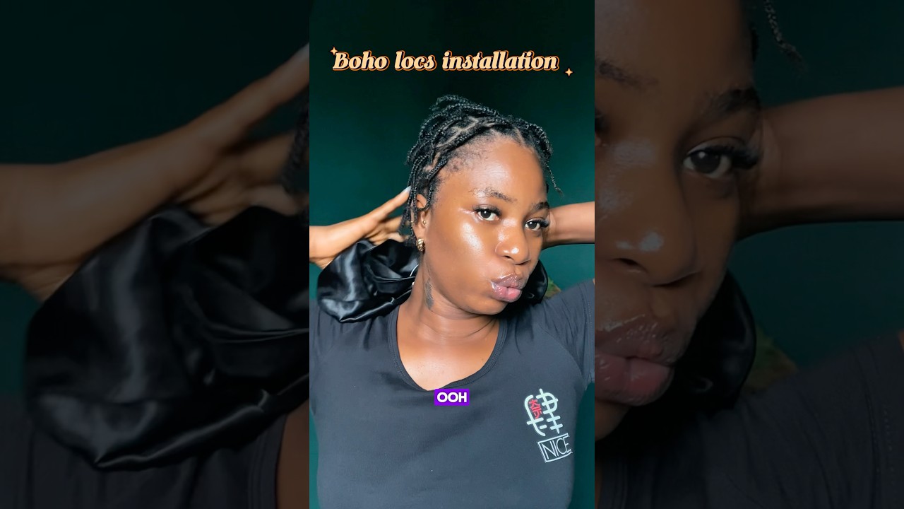 BOHO LOCS TUTORIAL #boho #viralvideoshort #boholocstutorial #locs #locstyles #boholocs #diylocs