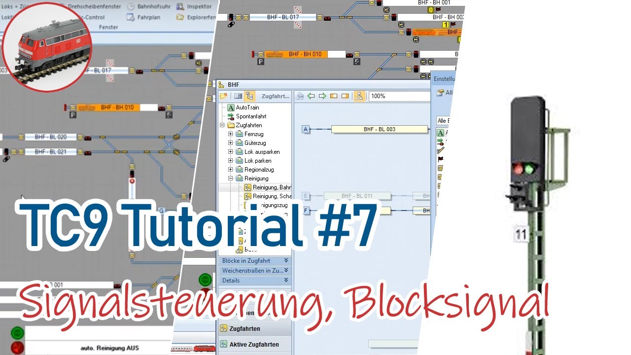 TrainController 9, Tutorial #7 - Signalsteuerung [Blocksignal]