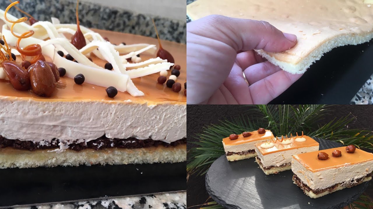 (gâteau glacé)كاطو كلاصي بدوق كراميل راقي 👌بالطبقة مقرمشة 😋من اروع مايكون.