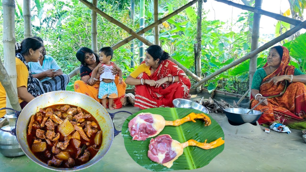 এবছর শীতের প্রথম হাঁস খাওয়া চাল কুমড়ো দিয়ে | Duck Curry With Ash Gourd |