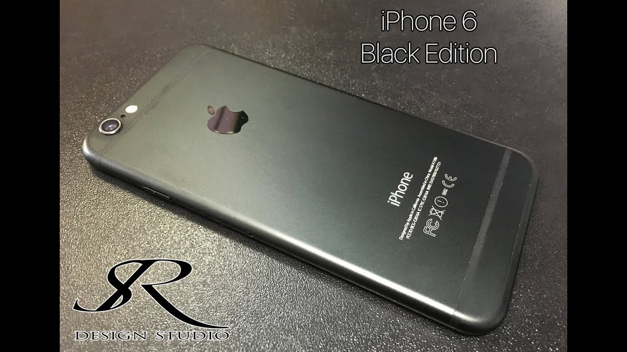 iPhone 6 Black Edition / Полностью черный iPhone 6
