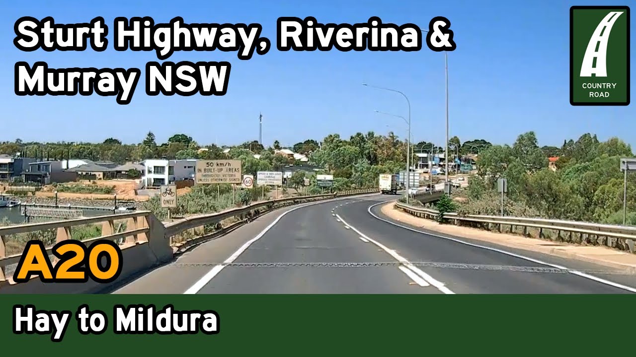Driving from Hay to Mildura via Balranald – Sturt Highway, Riverina & Murray NSW [4K]